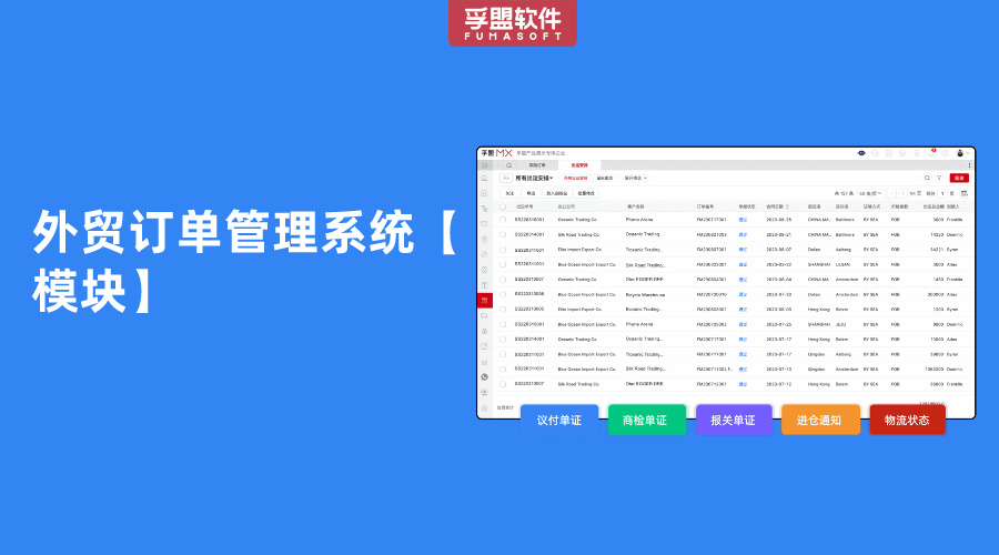 外貿訂單管理系統軟件有哪些