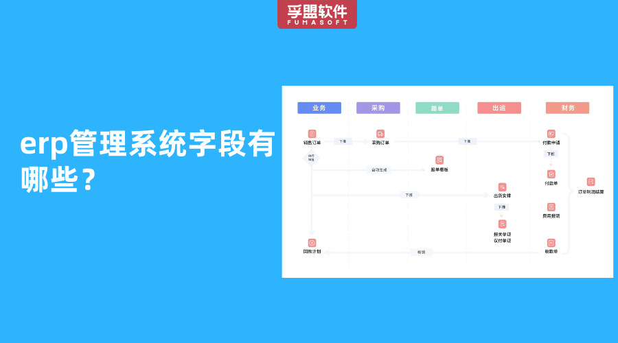 erp管理系統字段有哪些？