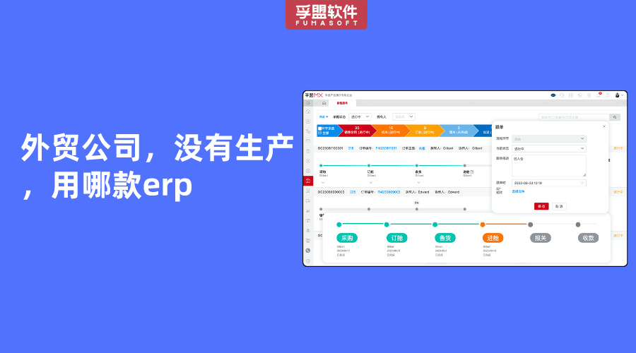 外貿公司，沒有生產，用哪款erp？