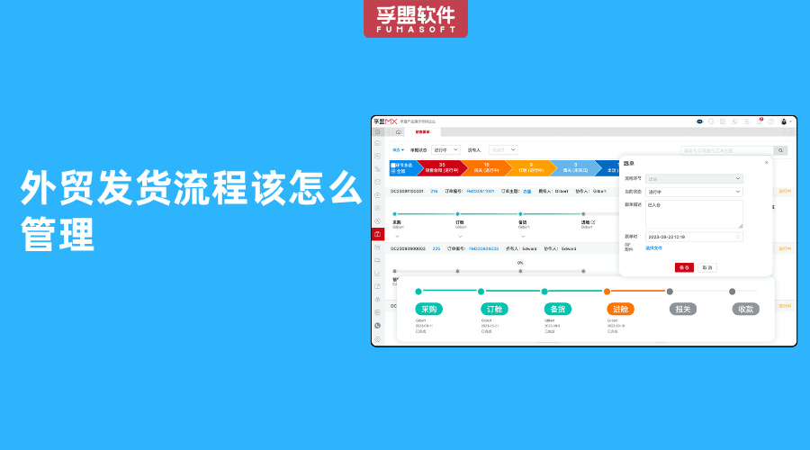 外貿(mào)發(fā)貨流程管理