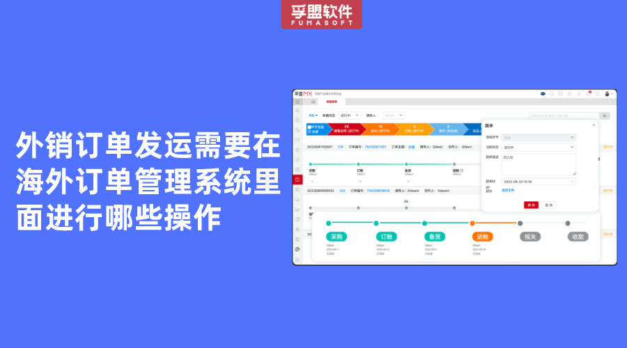 外銷(xiāo)訂單發(fā)運(yùn)需要在海外訂單管理系統(tǒng)里面進(jìn)行哪些操作