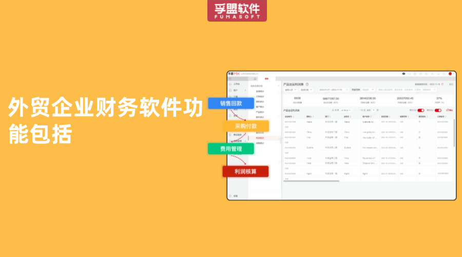 外貿(mào)企業(yè)財務(wù)軟件功能包括哪些