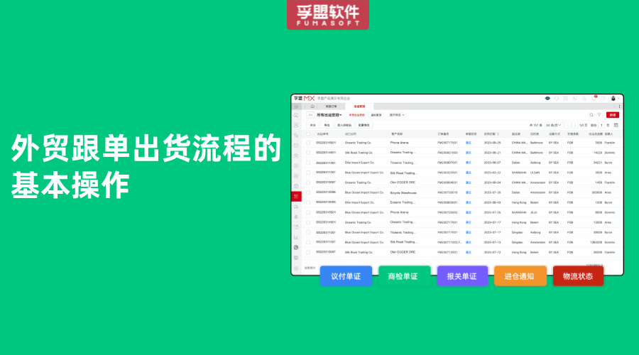外貿跟單出貨流程的基本操作
