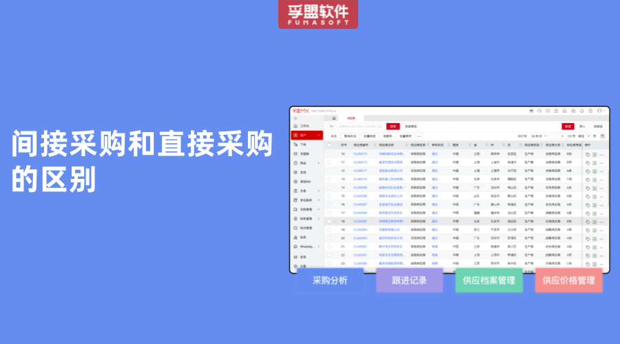 間接采購(gòu)和直接采購(gòu)的區(qū)別