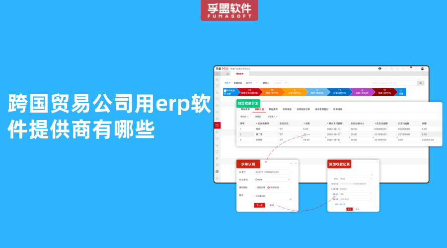 跨國貿易公司用erp軟件提供商有哪些