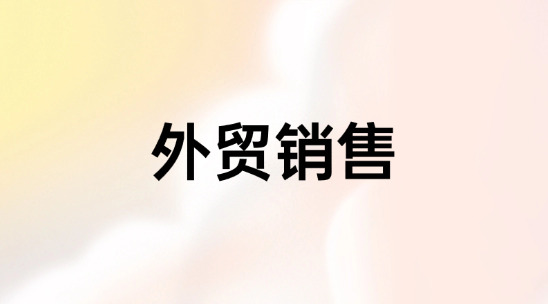 外貿新人銷售怎么穩穩拿下第一單？