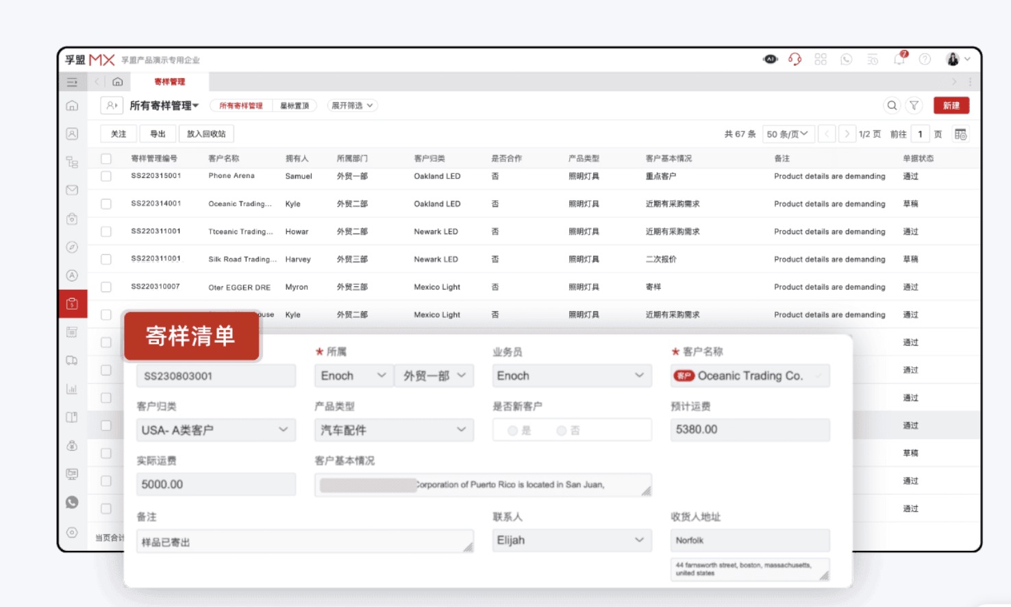 外貿(mào)寄樣品流程(圖1) 外貿(mào)寄樣品流程(圖1)
